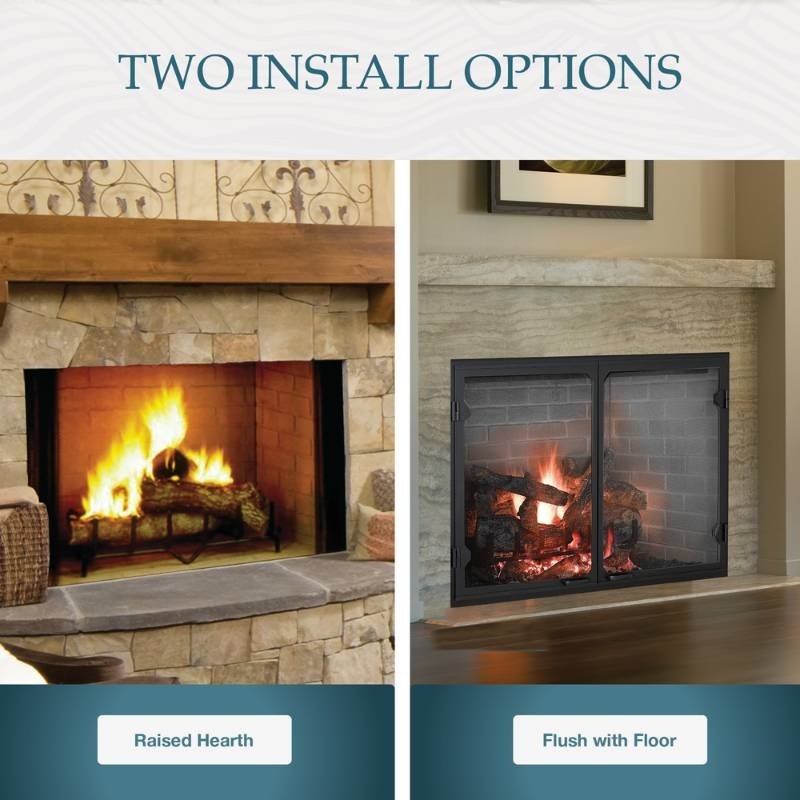 Majestic Biltmore 36 Inch Radiant Wood Burning Fireplace