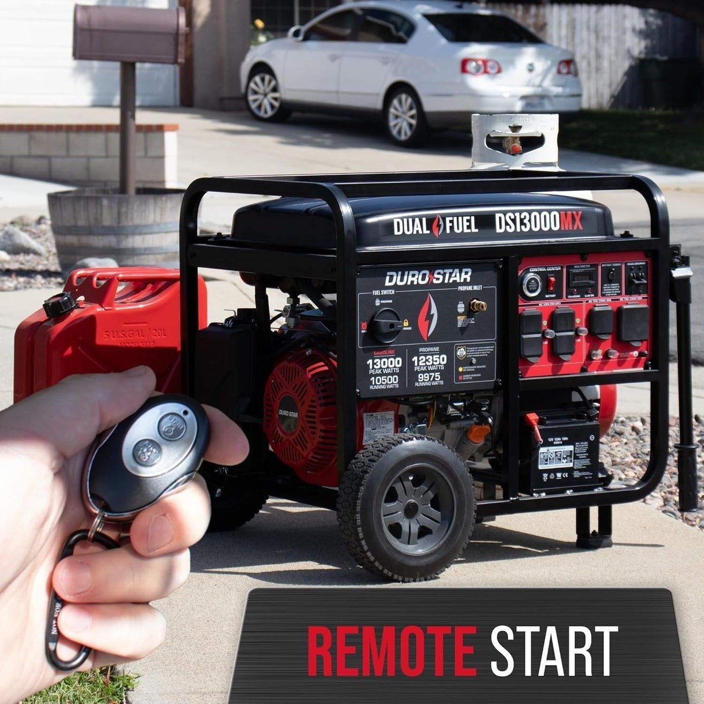 DuroMax DS13000MX Dual Fuel Portable Generator