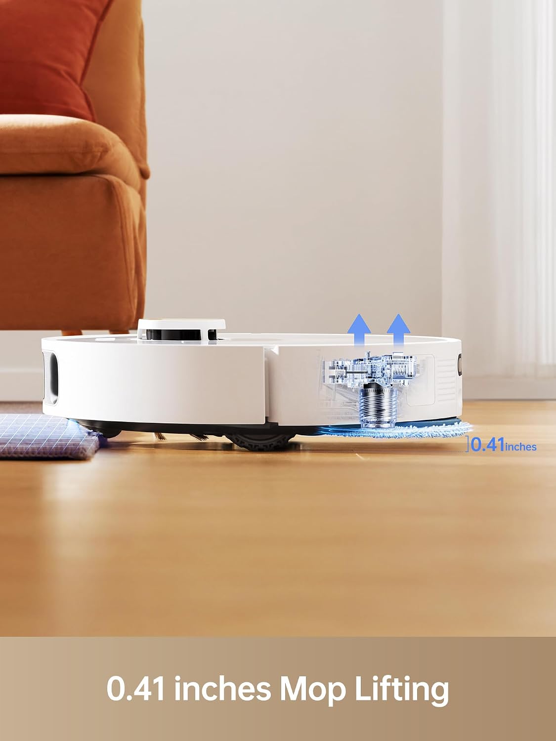 dreame L10s Pro Ultra Heat Robot Vacuum Cleaner, 7000Pa Robotic Vacuums with Mop Extend Technology, AI 3D Navigation, Hot Water Mop Washing, Ideal for Hair, Carpets