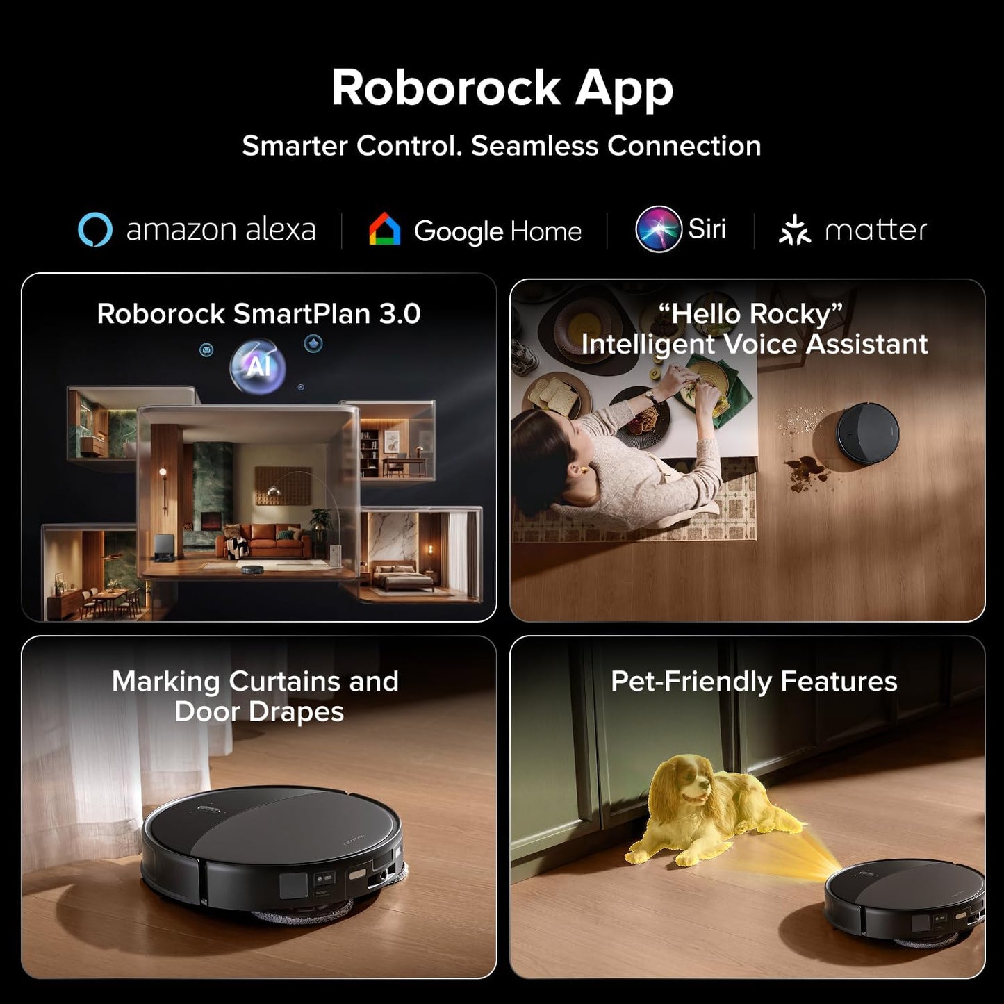 roborock Saros 20 Robot Vacuum Cleaner with Mop, 36,000 Pa Suction
