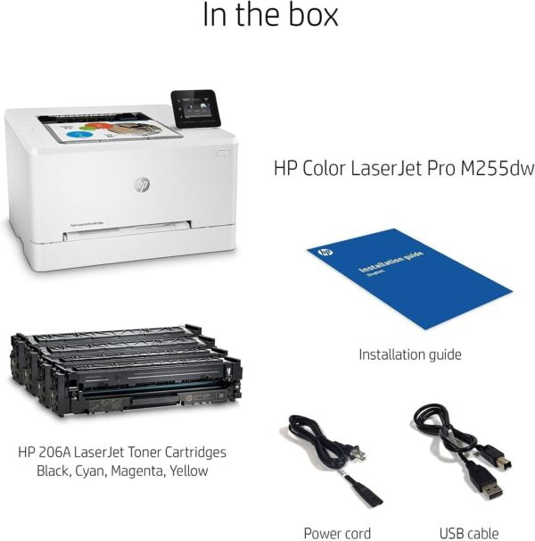 Hp Color Laserjet Pro M255dw Wireless Laser Printer
