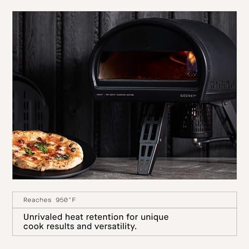 Gozney Roccbox Outdoor Pizza Oven, Black, Portable, Gas & Wood Fired, Restaurant-Grade