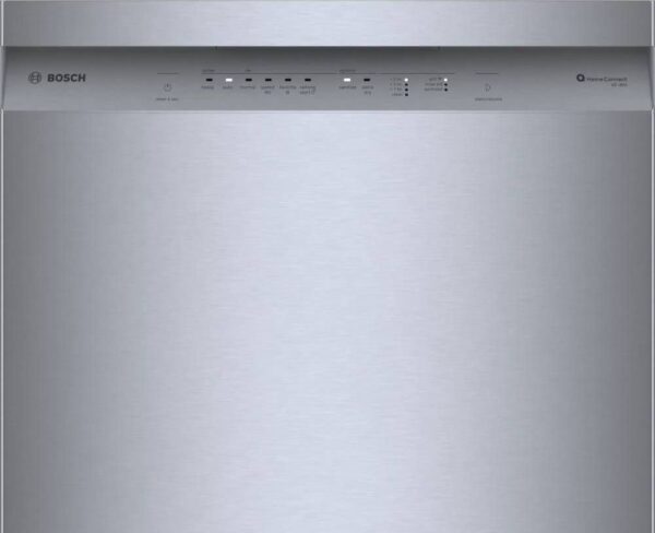 Bosch SHE41CM5N 300 Series 24″ Dishwasher 48 db – Recessed Handle, Stainless Steel