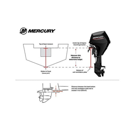 Mercury 4HP Tiller FourStroke Outboard Motor