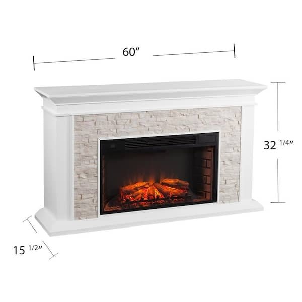 Ithaca 60.25 in. Electric Fireplace