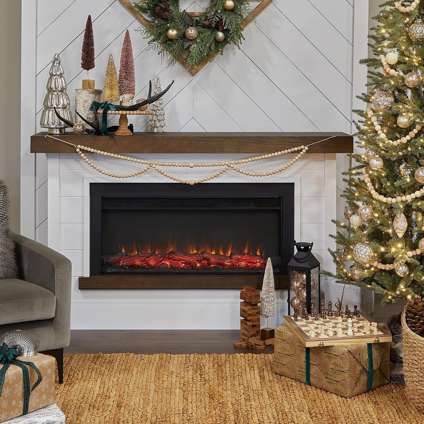 Real Flame Bernice Landscape Electric Fireplace