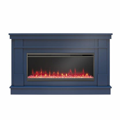 Novogratz Waverly Wide Mantel Electric Fireplace