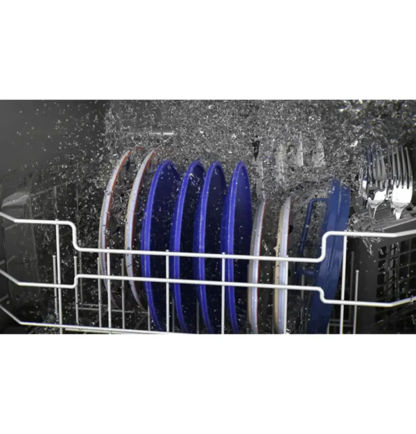 GE – 24″ Top Control Built-In Hybrid Tub Dishwasher with Dry Boost – Stainless Steel