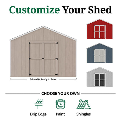 Little Cottage Co Value Gable Wood Shed Kit