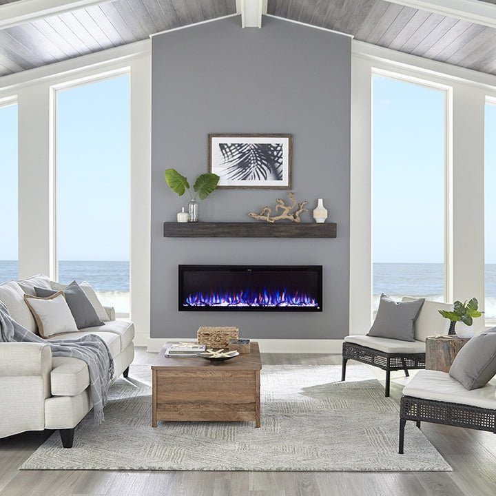 Touchstone Sideline Elite Smart 60″ WiFi-Enabled Recessed Electric Fireplace