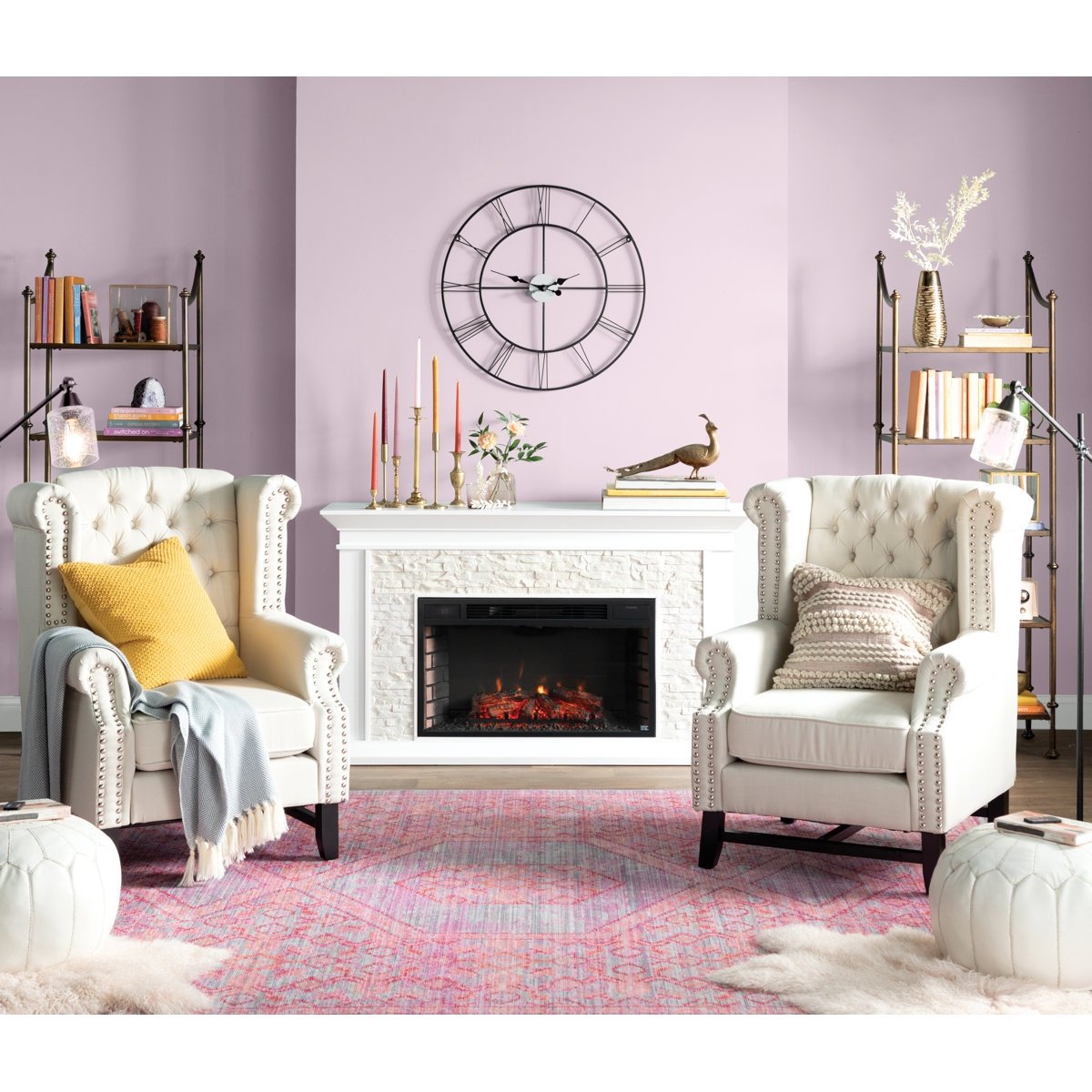 Ceonna Electric Fireplace Winston Porter Finish