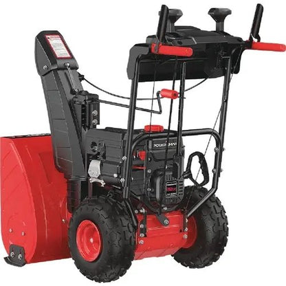 PowerSmart 26” 212cc Two Stage Gas Self Propelled Snow Blower with Electric Start