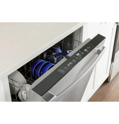 GE – 24″ Top Control Built-In Hybrid Tub Dishwasher with Dry Boost – Stainless Steel