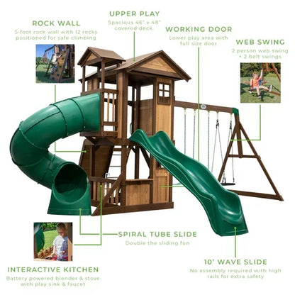 Backyard Discovery Tacoma Falls Swing Set