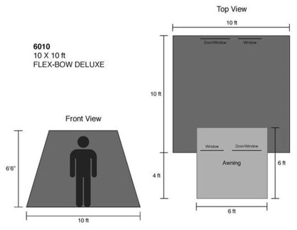 Kodiak Canvas Deluxe Flex-Bow Canvas Tent