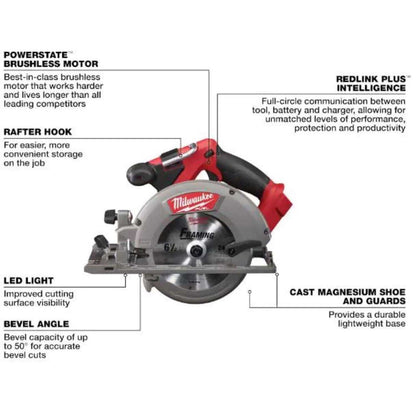 Milwaukee M18 FUEL Cordless Brushless 5 Tool Combo Kit