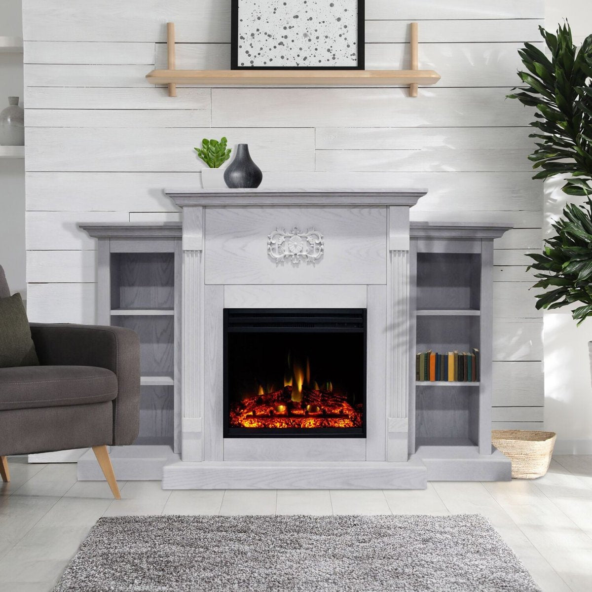 Cambridge Sanoma Electric Fireplace and Display ·
