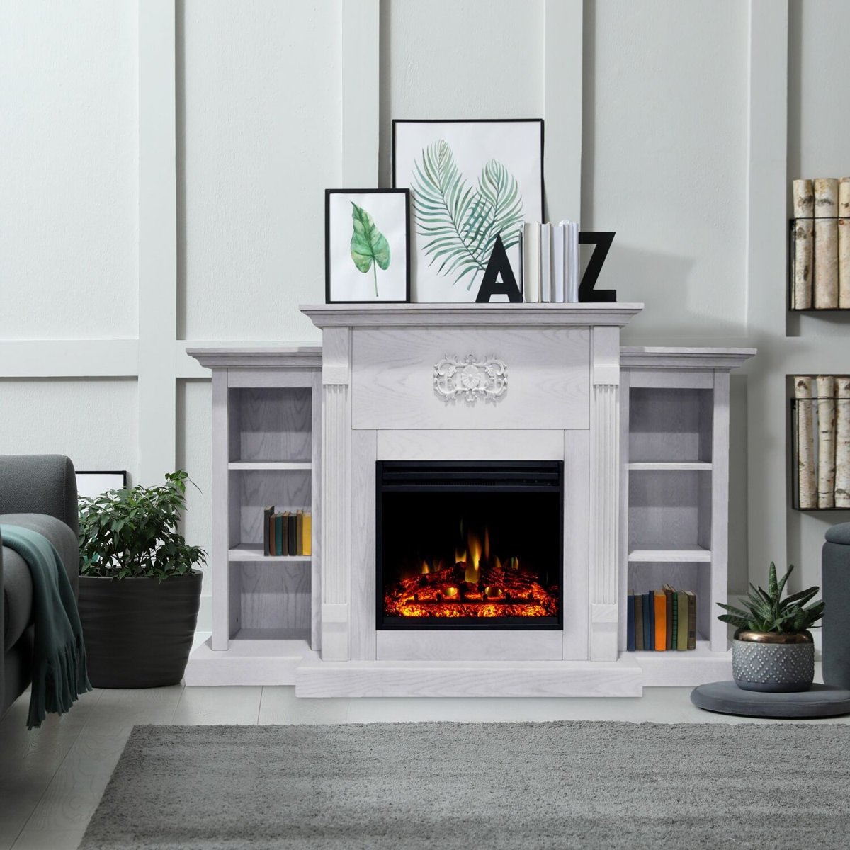 Cambridge Sanoma Electric Fireplace and Display ·