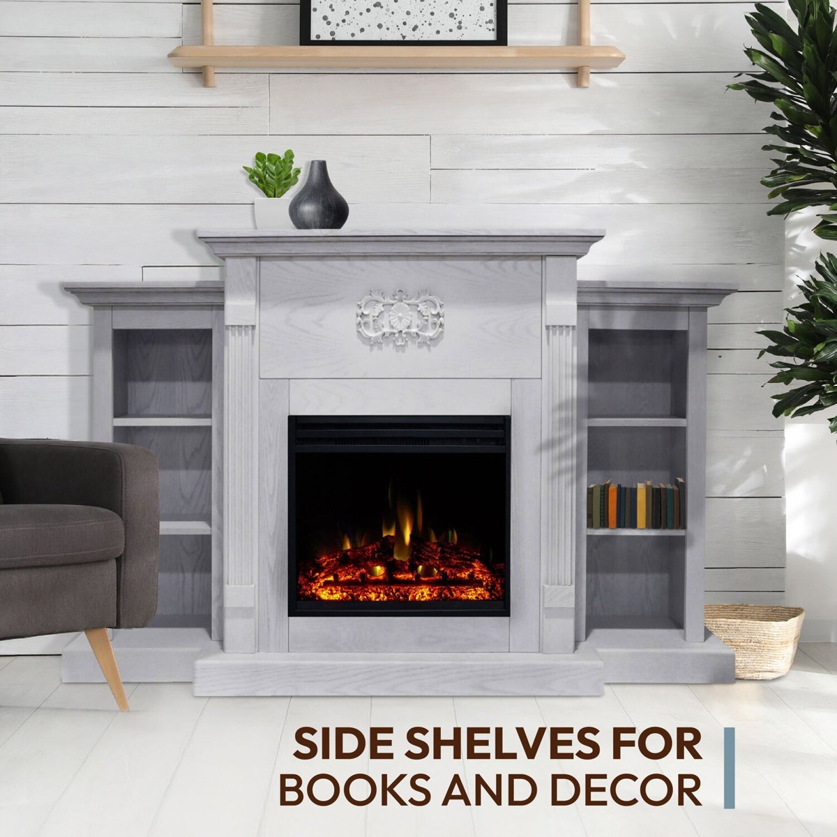 Cambridge Sanoma Electric Fireplace and Display ·