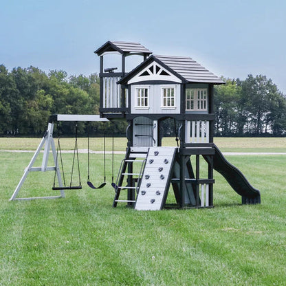 Whispering Point Outdoor Wooden Swing Set with Shipping & Assembly Included