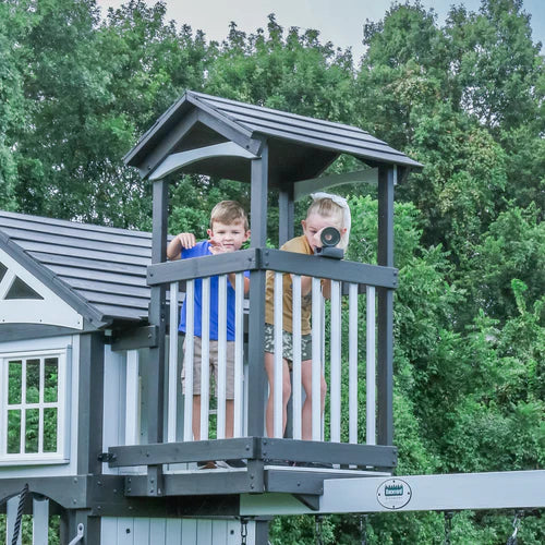 Whispering Point Outdoor Wooden Swing Set with Shipping & Assembly Included
