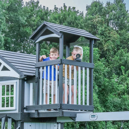 Whispering Point Outdoor Wooden Swing Set with Shipping & Assembly Included