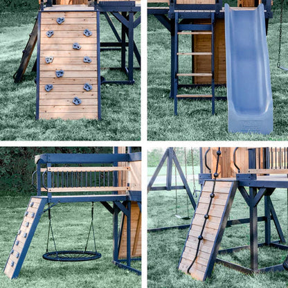 Backyard Discovery Timber Crossing Swing Set