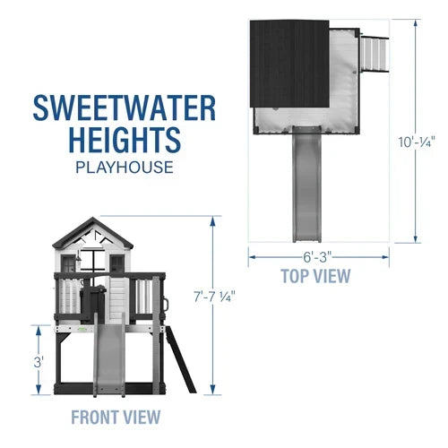 Backyard Discovery Sweetwater Heights Elevated Playhouse