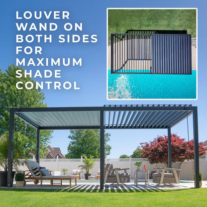 Backyard Discovery Sarasota Louvered Pergola