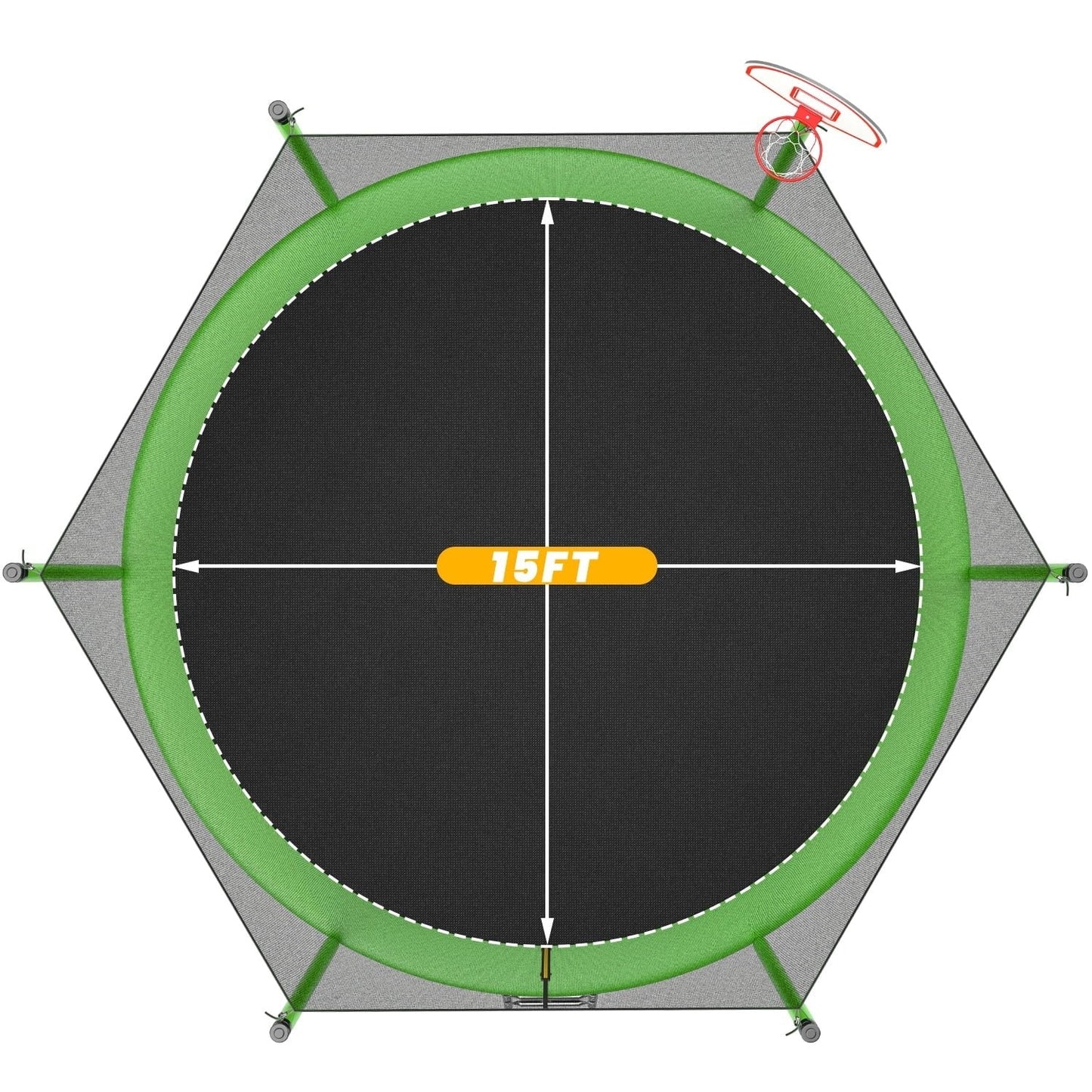 JumpFlex HERO 15ft Trampoline