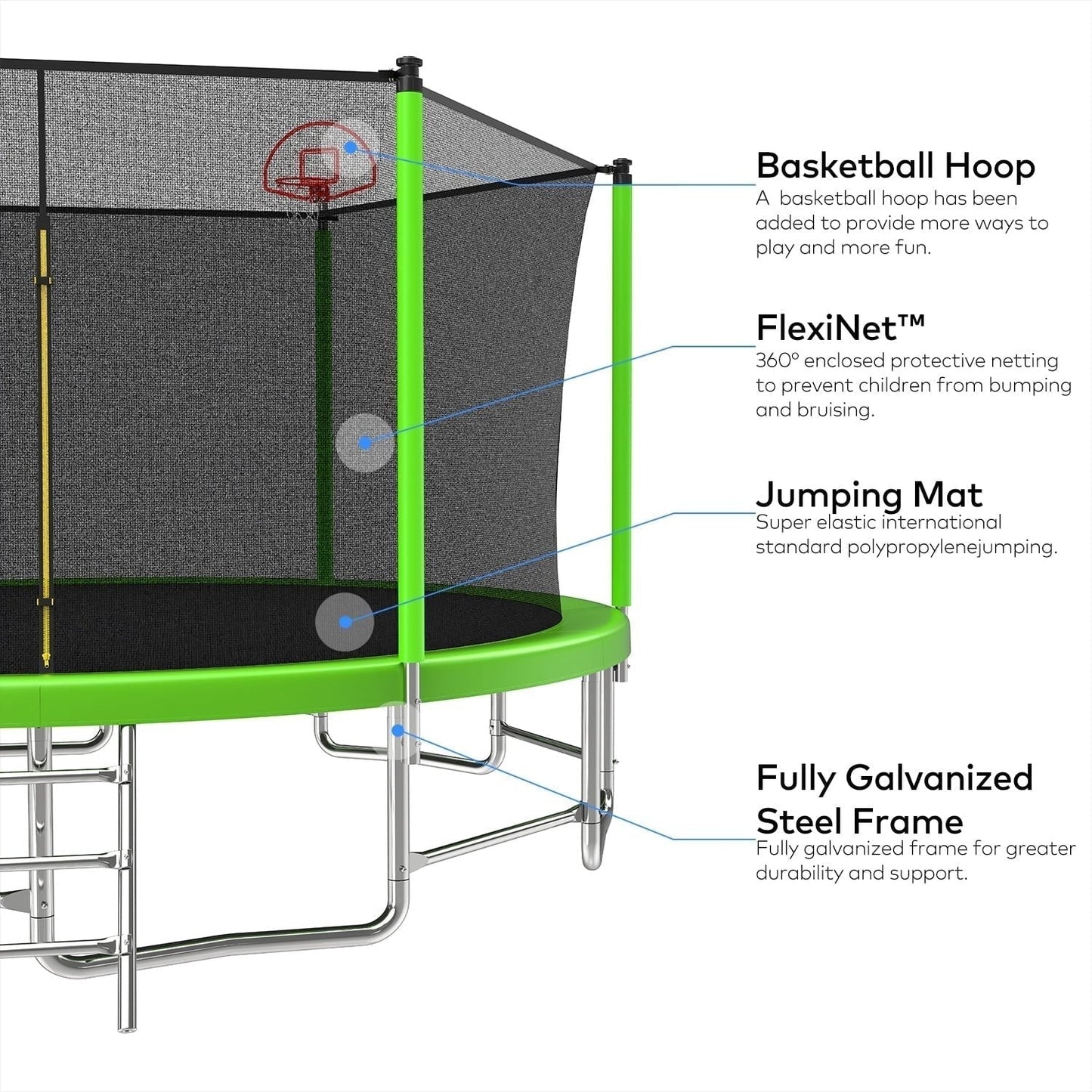 JumpFlex HERO 15ft Trampoline