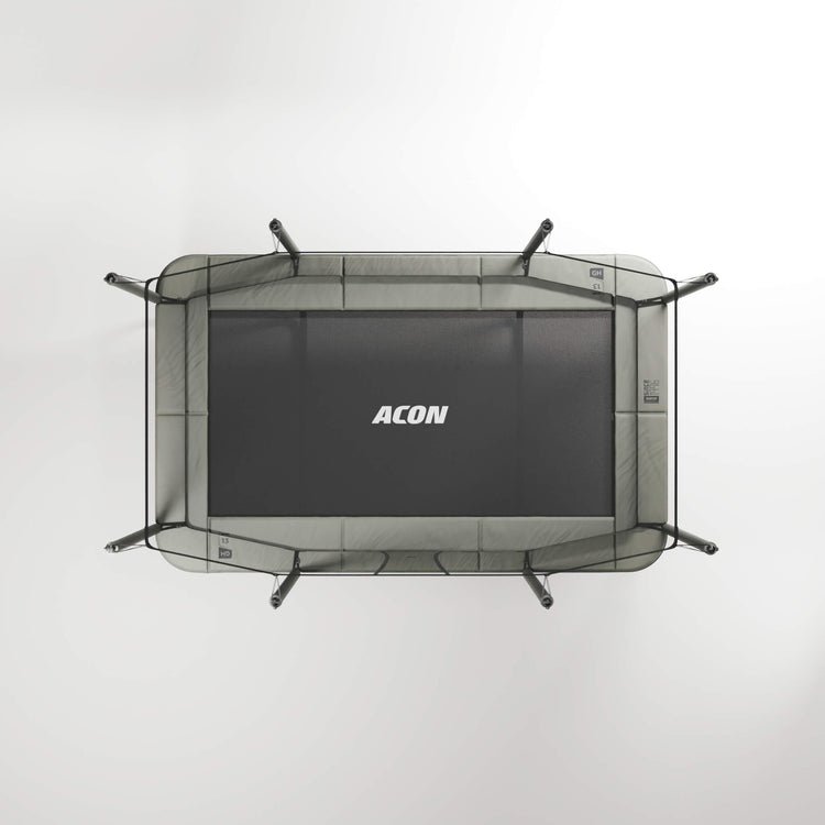 Acon 13 HD Rectangular Trampoline with Net and Ladder