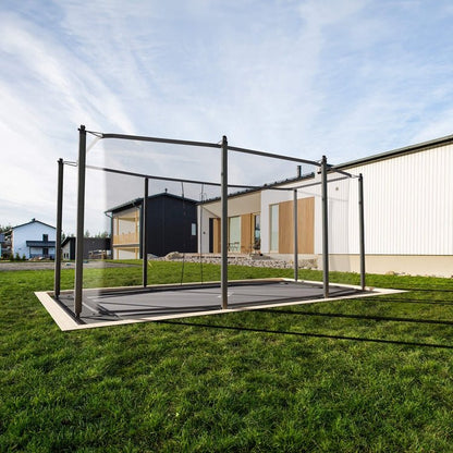 Acon 13 HD Rectangular Trampoline with Net and Ladder