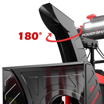 Powersmart 24-Inch 80V Cordless Battery Snow Blower