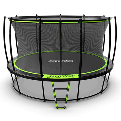 JumpFlex Hero Round Outdoor Backyard Trampoline