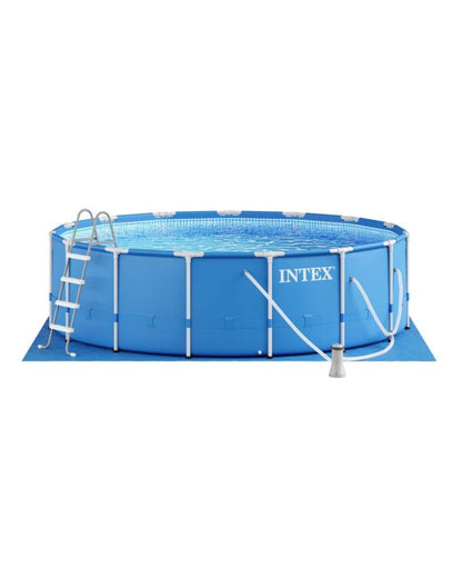 Intex 15ft x 48in Metal Frame Pool Set