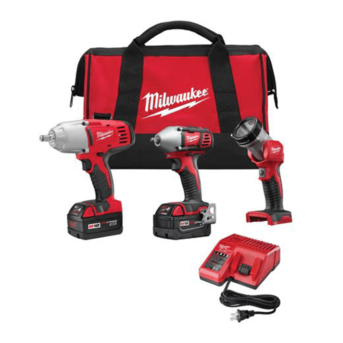 Milwaukee M18 2696-23 18V 3Pc Impact Combo Kit