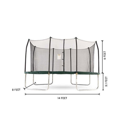 Skywalker 14′ Rectangle Trampoline with Enclosure