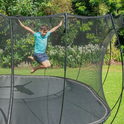 Springfree Kids 11 ft. Outdoor Large Square Trampoline with Enclosure