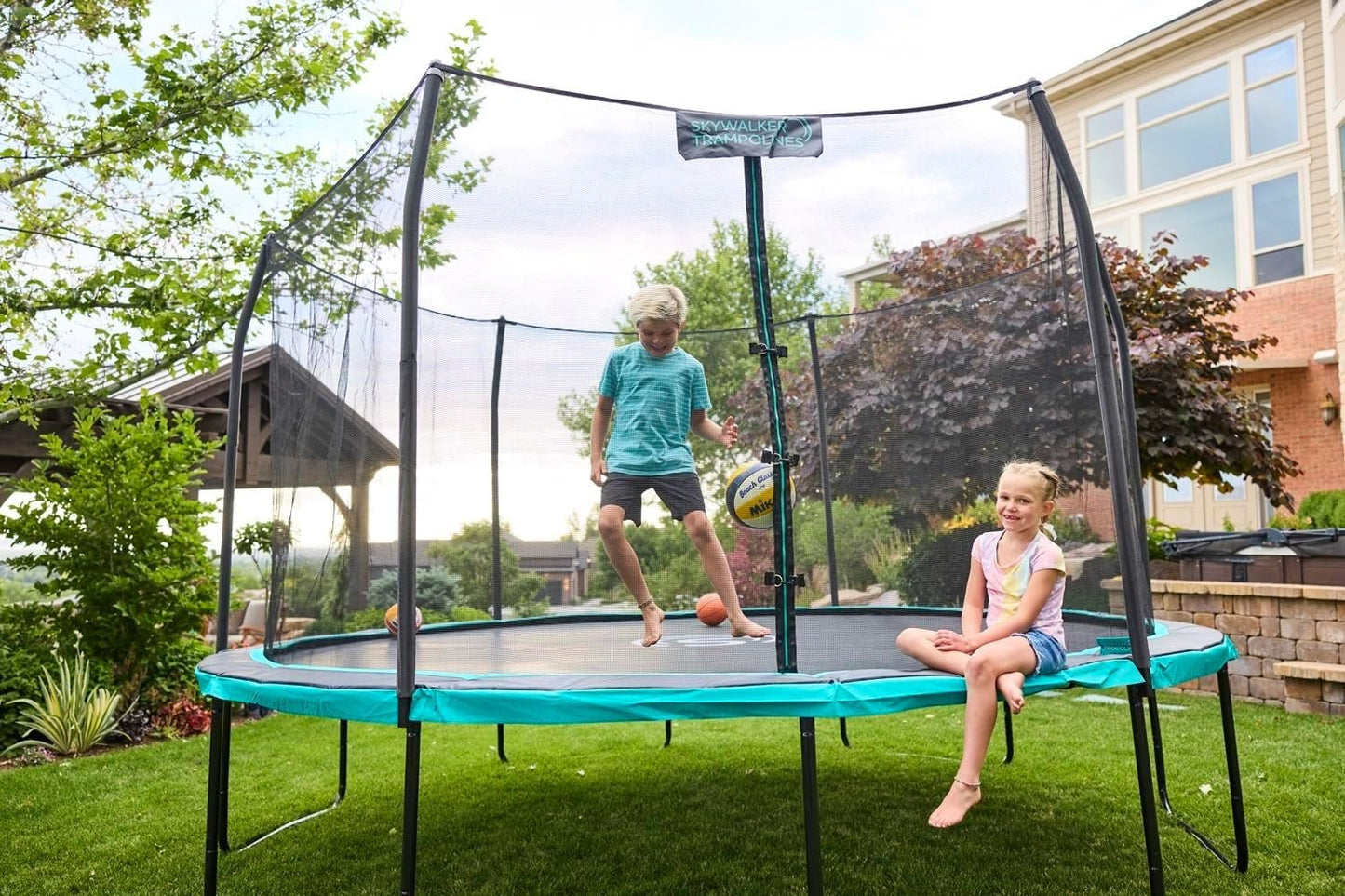 Skywalker Trampolines Rectangle Trampoline with Enclosure