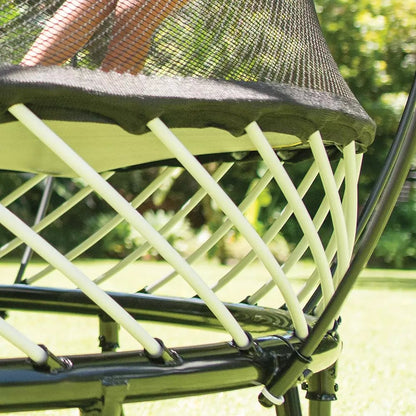 Springfree Trampoline 8′ Compact Round Trampoline with Safety Enclosure