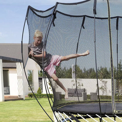 Springfree Trampoline 8′ Compact Round Trampoline with Safety Enclosure