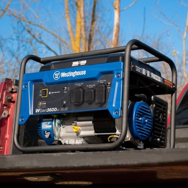 Westinghouse WGen3600cv – 3600 Watt Portable Generator w/ RV Outlet & CO Sensor (49-State)