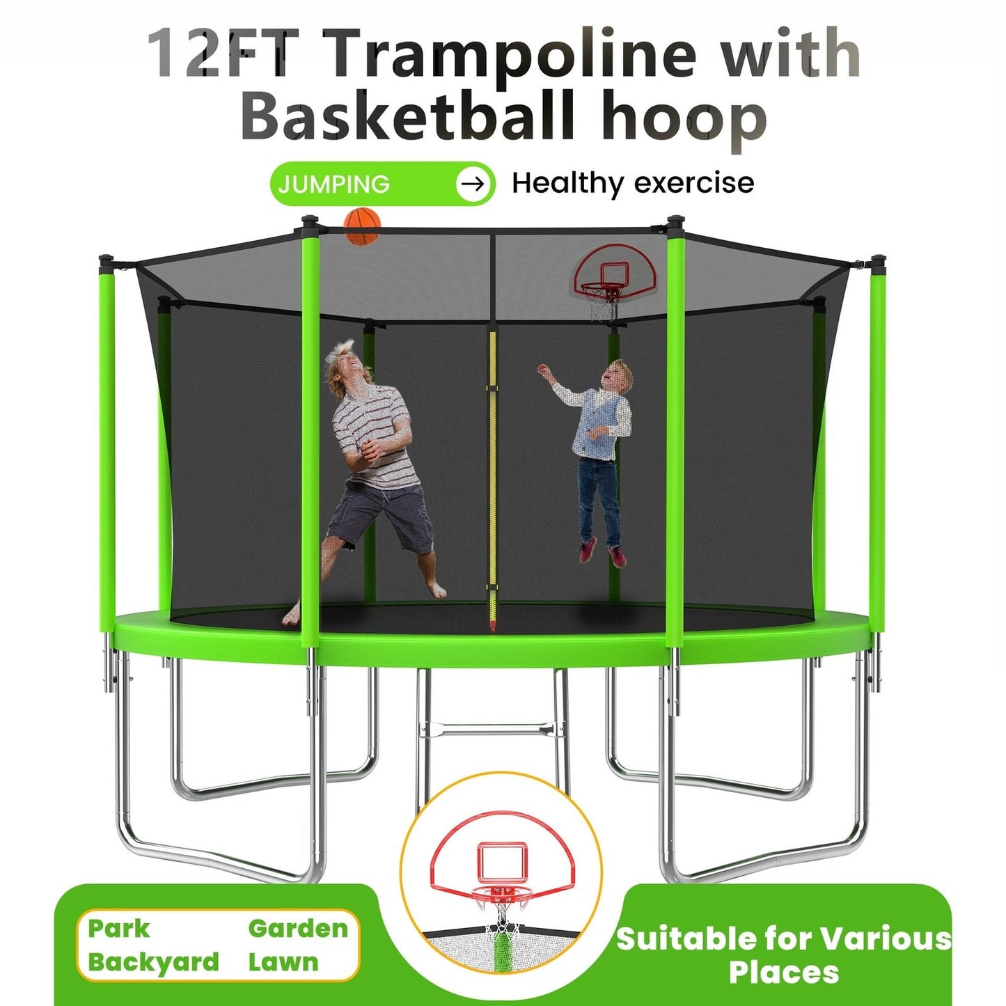 Jumpflex FLEX120 12FT Trampoline