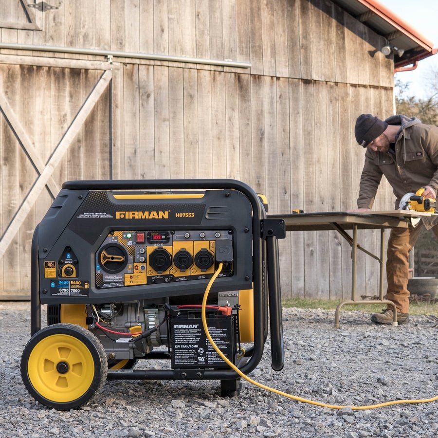 Firman H07553 7500/9400W Dual Fuel Generator