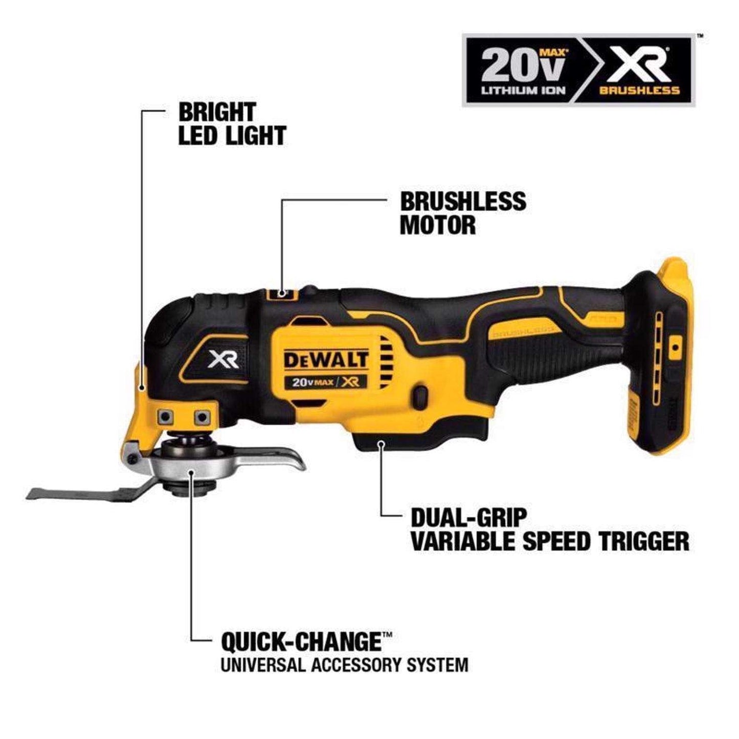 20-Volt MAX Lithium-Ion Cordless 7-Tool Combo Kit with 2.0 Ah Battery, 5.0 Ah Battery and Charger