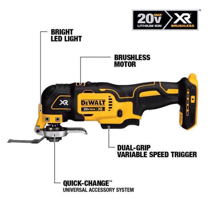 20-Volt MAX Lithium-Ion Cordless 7-Tool Combo Kit with 2.0 Ah Battery, 5.0 Ah Battery and Charger