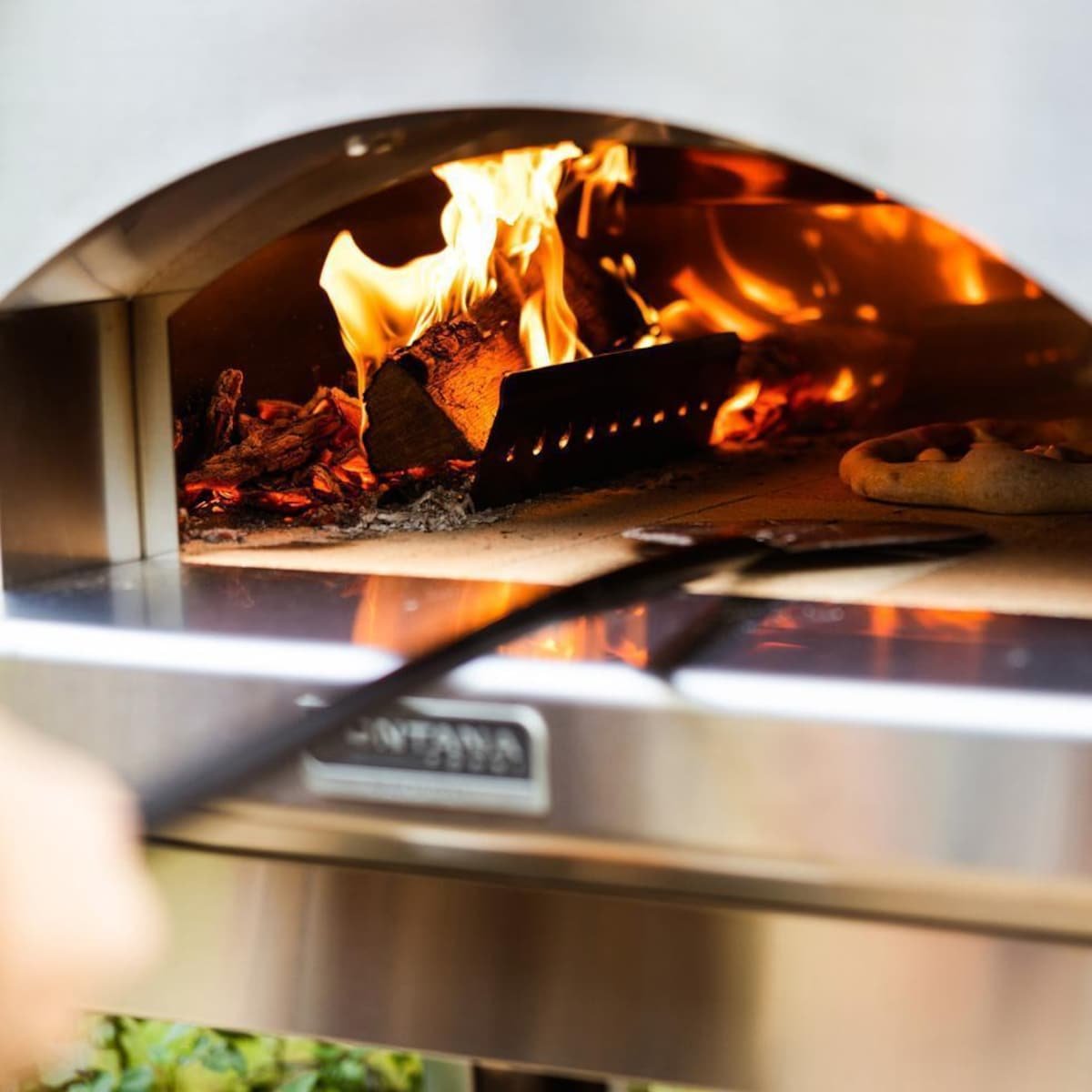 Fontana Forni Mangiafuoco Wood-Fired Pizza Oven – Stainless – FTMF-S