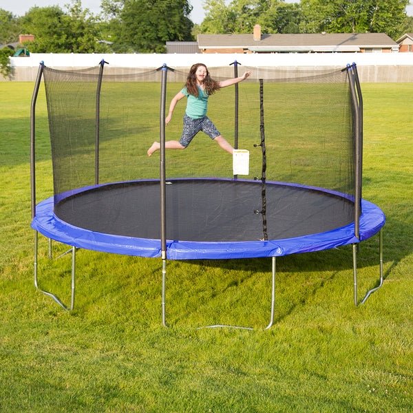 Skywalker 15′ Rectangle Trampoline with Enclosure