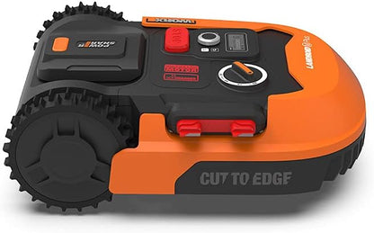 WORX Landroid M500+ WR165E Robot Lawn Mower for medium gardens up to 500m2/Cut to edge Automatic robotic lawn mower with app control, wifi